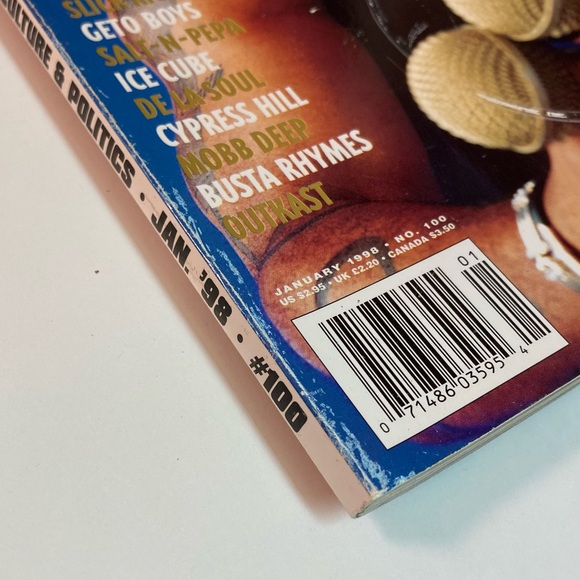 The Source Magazine January 1998 100th Issue! Rare! Vintage! Hip-Hop, Culture - Picture 4 of 6